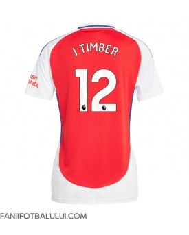 Arsenal Jurrien Timber #12 Tricou Fotbal Replică 2024-25 Femei Acasa